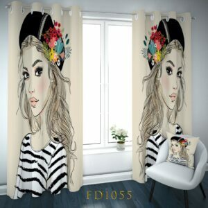 پرده چاپی مدل FD1055