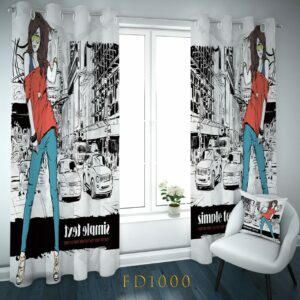 پرده چاپی مدل FD1000